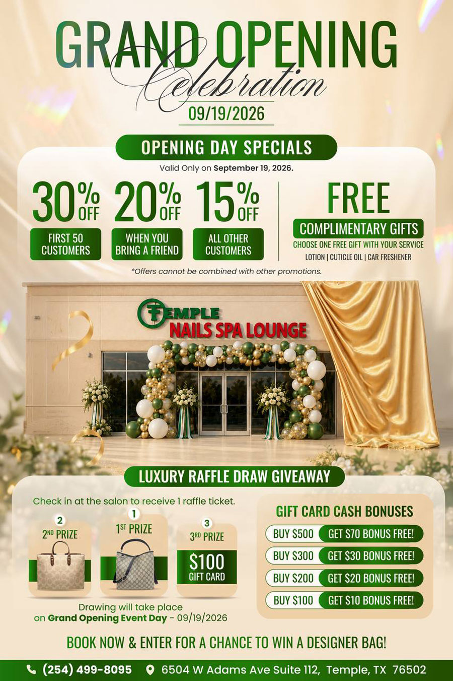 TEMPLE NAILS SPA LOUNGE